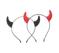 HEALSOPTHY 2 Piezas Diademas de Halloween con Cuernos de Brillantes de Mujeres y Niñas Accesorios de Carnaval y Cosplay para Disfraces Creativos Fiestas y Cumpleaños