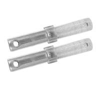 HEALSOPTHY 2 Piezas Pasador de Acoplamiento de Andamio Pasador de Bloqueo Metal Plata Diseño Práctico Construcción Estable Accesorio para Andamios