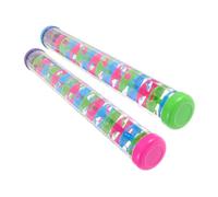 HEALSOPTHY 2 Piezas Rain Maker para Juguete Sensorial Musical con Sonido de Lluvia Instrumento de Percusión Plástico Espiral para Desarrollo Cognitivo y Infantil