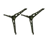 HEALSOPTHY 2 Piezas Soporte de Árbol de Navidad de 1, 2m en Abs Abrazadera | Diseño Triangular Ensanchado, Patas Plásticas Topes Antideslizantes, Instalación y Retirada Sencillas, para Decoración
