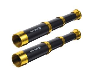 HEALSOPTHY 2 Piezas Telescopio Infantil Pirata Retro Ajustable Monocular Portátil de Abs Seguro para Aire y Fiestas Temáticas