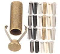 HEALSOPTHY 24 piezas Terminales de Cordón Metálicos para Pantalones Tapas de Cordón para Reemplazo de Cuerdas con Accesorios para Cordones y Topes de Cuerda para Cordones de Ropa y Bolsas