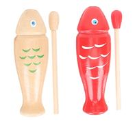 HEALSOPTHY 2juegos Juguete Musical Infantil De Percusión De Instrumentos De Madera Forma De para Niño Niña Estimula La Coordinación Mano-Cerebro Aprendizaje Musical