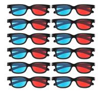 HEALSOPTHY 30piezas Gafas Rojo-Azul para Cine Montura de Gafas de Visualización para Películas Casa Fiestas Infantiles y Noches de Cine