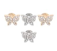 HEALSOPTHY 4 Clavos Decorativos para Correa de Reloj Inteligente, Accesorios para Correas de Silicona, Adornos Reemplazables en Aleación Duradera, 4 Piezas (modelo J Tipo 10 y J Tipo 11, 2