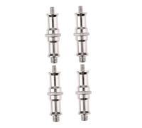 HEALSOPTHY 4 Piezas Adaptador Rosca Macho para Trípode Cámara de Tornillos Metálicos Duraderos para Accesorios Flash Estudio y Equipo Fotográfico Portátil