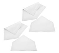HEALSOPTHY 4 Piezas Baseball TPE Home Plate Entrenamiento Triangular Blanco | Guía Visual Instantánea, Uso en Coaching Diario y Campos Exteriores, Apto para Jóvenes y Adultos