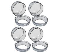 HEALSOPTHY 4 piezas Cubiertas para Perillas de Gas para Protectores para Cocina Bloqueo Fácil para Adultos y Prevención de Accidentes Domésticos