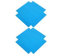 HEALSOPTHY 4 Piezas de Láminas de Aluminio A4 para Grabado, Placas Anodizadas Azul de 0,2 Mm, Material Flexible para Manualidades, Decoración del Hogar y Señalización Profesional