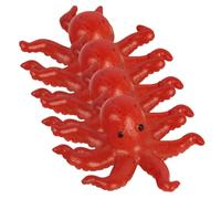HEALSOPTHY 4 Piezas Modelo Pulpo Mini Realista Resistente Decoración Mesa Figuras Animales Marinos Ornamento Acuario