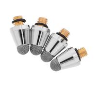HEALSOPTHY 4 Piezas Puntas de Repuesto para Lápices Táctiles con Punta de Fibra de Plata Alta Precisión Compatibles con Pantallas Capacitivas Fácil Instalación Paquete de Unidades