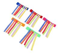 HEALSOPTHY 5 Piezas Juguetes para Atrapar Colas al Aire Cinturones Elásticos de Colores para Desarrollo Sensorial y Coordinación Motriz y Niñas para Jardín y Actividades Infantiles