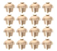 HEALSOPTHY 50 Piezas Cierres Metálicos para Insignias con Tornillo Broches Dorados Seguros para Manualidades Kit Completo de Accesorios para Chapas Clips Resistentes para Ropa Sombreros y