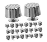 HEALSOPTHY 50 Piezas Screw-back Flathead Rivets For Leather Crafting And Purse Repair Metal Protective Feet For Handbags Slip-resistant Hardware Accessories