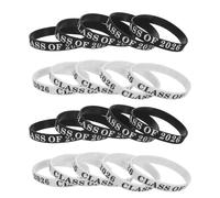 HEALSOPTHY 50 Unidades Unidades Pulseras Silicona Graduación Class Of Ligeras y Prácticas para Fiestas y Recuerdos Escolares Diseño Exclusivo para Estudiantes y Celebraciones Senior
