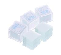 HEALSOPTHY 500 piezas Unidades Cubreobjetos de Vidrio Resistente para Microscopio Preparaciones Precisas para Laboratorio y Estudio Científico