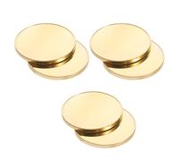 HEALSOPTHY 6 Piezas de Monedas Redondas en Metal Dorado para Grabar 1,73 Pulgadas, Suministros para Estampado y Grabado Diy, Kit para Manualidades, Joyas y Recuerdos Personalizados