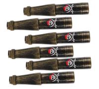 HEALSOPTHY 6piezas Telescopios Pirata De Plástico Telescopio Monocular Extensible para Niño Niña Fiesta Temática Educación Juguetes Portátiles