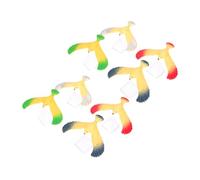 HEALSOPTHY 8 Piezas Juguete Educativo Águila de Gravedad Pájaros Equilibrio Retro Figuras de Ciencia para Estimulación de Curiosidad y Coordinación Manual