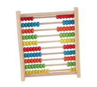 HEALSOPTHY Abaco de Madera Educativo para Infantil Contaje y Colores Desarrollo de Matemáticas y Pensamiento Lógico Juguete Montessori para Bebés