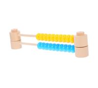 HEALSOPTHY Ábaco Educativo para Niños de Plástico Superficie y 2 Piezas para Aprender Matemáticas y Desarrollar Inteligencia en Actividades Sensoriales