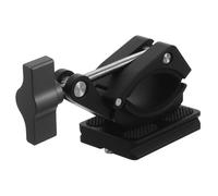 HEALSOPTHY Abrazadera Multifuncional para Fotografía Soporte Resistente para Iluminación de Estudio Clip de Posicionamiento para Reflectores Compatible Barras y Fondos Color Negro