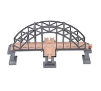 HEALSOPTHY Accesorio de Vía Tren Gris para Puente Miniatura Juguete Educativo de Expansión para Desarrollo y Decoración Infantil