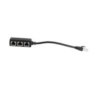 HEALSOPTHY Adaptador Divisor de Cable Macho Hembra con Núcleo Chapado para Extensión Lan Protección Emi y Conexión de Flexible Hogares y Oficinas