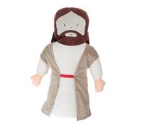 HEALSOPTHY Almohada de Peluche Estampado de Jesús 50x28 Cm, Cojín Suave de Algodón Mullido, Juguete de Peluche Adorable para Decoración y Confort en Sala y Dormitorio