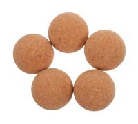 HEALSOPTHY Bolas de Corcho para Futbolín 36mm, Pack 5 Unidades, Accesorio de Repuesto Ligero y Duradero para Mesa de Futbolín Estándar, Adecuado para Juegos en Casa y Recreo Escolar