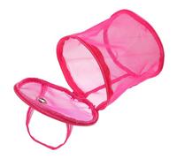 HEALSOPTHY Bolsa de Almacenamiento para Ovillos y Ganchillos Diseño de Nylon con Malla Resistente y Asa para Organizar Hilo de Lana y Herramientas de Crochet Pequeño