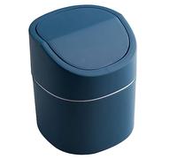 HEALSOPTHY Bote de Basura Pequeño Tapa Mini Papelera de Escritorio para Cocina Diseño Nórdico con Abatible Reciclaje y Almacenamiento Limpio
