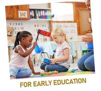 HEALSOPTHY Castañuela de Madera de Mango para Instrumento de Percusión Educativo Ratchet Manual Seguro y Resistente para Iniciación Musical