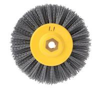 HEALSOPTHY Cepillo de Pulido Abrasivo para Herramientas Rotativas, Rueda de Lijado Durable para Limpieza y Acabado Industrial, Accesorio de Amolado para Taladros y Fresadoras