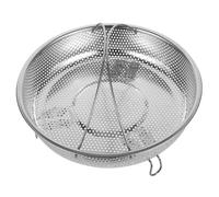 HEALSOPTHY Cesta Vaporera de Alimentos de Acero Inoxidable con Asa Ergonómica Ajustable para Cocinar al Vapor en Casa o Restaurante