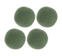 HEALSOPTHY Conjunto de 4 Bolas de Espuma Floral Verde para Arreglos, Material de Resina Fenólica, Forma Redonda Ligera y Práctica para Eventos Obsequios y Floristería