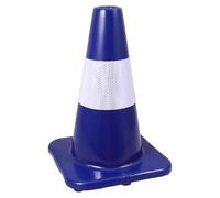 HEALSOPTHY Cono de Tráfico de PVC con Reflectante Resistente y Ligero para Señalización Vial y Estacionamiento para Seguridad Nocturna y Uso Deportivo