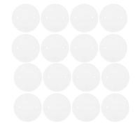 HEALSOPTHY Cubierta de Placa de Color Claro Redonda para Caja Eléctrica Octogonal, Tapa de Salida y Caja de Conexiones, 50 Unidades, Material Pp, Uso Industrial y Organización de Cables