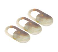 HEALSOPTHY Cubierta Deslizante para Cámara Web Portátil, Protector de Privacidad 3 Unidades, Compatible Ordenadores y Móviles, Material Duradero, Fácil Aplicación, Color Negro