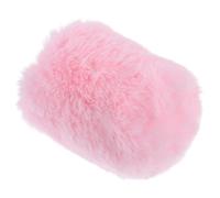 HEALSOPTHY Cubierta para Micrófono Compatible con Sennheiser Mk4 y Protector Antiviento de Felpa Sintética Rosa Filtro de Viento para Micrófono Condensador Reducción de Ruido Ambiental