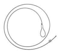 HEALSOPTHY Cuerda de Acero para Enhebrar Redes de Baloncesto Resistente a Alta Presión Hebilla de Aluminio para Canastas de Interior y Exterior Color Plata