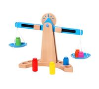 HEALSOPTHY de Madera Educativa para Juguete de Cálculo Temprano con Diseño Seguro y Superficie Suave para Desarrollar Habilidades Matemáticas y Comprensión del Equilibrio Aprendizaje