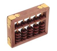 HEALSOPTHY de Madera para Aprendizaje Cinco Columnas con Cuentas de Haya Suaves Herramienta Portátil para y Desarrollo Mental Niñas