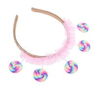 HEALSOPTHY Diadema Infantil Lollipop de Navidad Banda para Pelo con Diseño de Accesorio Colorido para Fiestas y Cumpleaños Cómoda y Ligera para Niñas