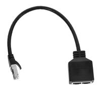 HEALSOPTHY Ethernet Splitter Adaptador LAN Divisor Hembra Doble Conector Cable para PC y Smart TV Fácil Instalación y Conectividad Estable