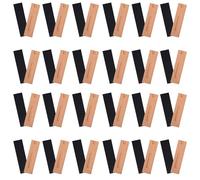 HEALSOPTHY Fundas para Bolígrafos de Papel Kraft 40 Piezas Estuche Plegable de Cartón Kraft Diseño Ventana Color Negro Portalápices Individual para Oficina Universidad y Uso Diario