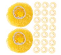 HEALSOPTHY Fundas Protectoras para Alarma de Incendios 50 Unidades, Cubierta Plástica Amarilla 1,5 Mm X 10 Cm, Antipolvo para Detectores en Hogar y Oficina, Protección para Sensores