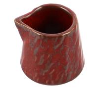 HEALSOPTHY Jarra Manchas de Café de 40ml de Crema con a Cerámica Roja Diseño Sofisticado Resistencia y Adecuado para Reuniones Casa y Té Tarde