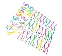 HEALSOPTHY Juego de 50 Clips de Bobina de Plástico para Máquina de Coser, Portahilos y Fijadores de Hilo de Coser, Organizador de Costura Compacto para Almacenamiento y Uso en Máquinas