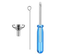 HEALSOPTHY Juego de Embudo Miniatura de Acero Inoxidable y Plástico para Rellenar Joyas y Collares de Cremación, Ligero y Fácil de Usar para Urnas Pequeñas